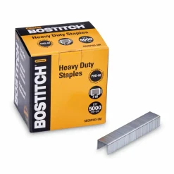 Bostitch PHD-60 Stapler Heavy Duty Premium Staples - Heavy Duty - Holds 60 Sheet(s) - Chisel Point - Silver - 5000 / Box