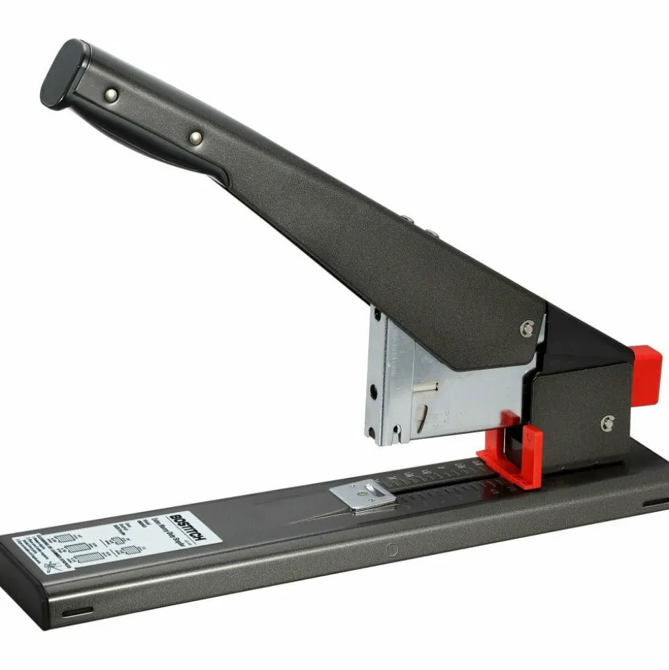 Bostitch 215-Sheet Extra Heavy-Duty Stapler, 215-Sheet Capacity, Black