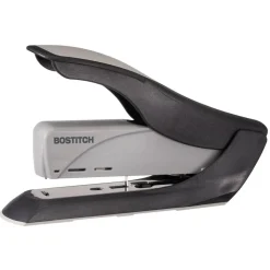 Bostitch Spring Powered Heavy Duty Stapler, 60 Sheet Capacity, Black/Silver