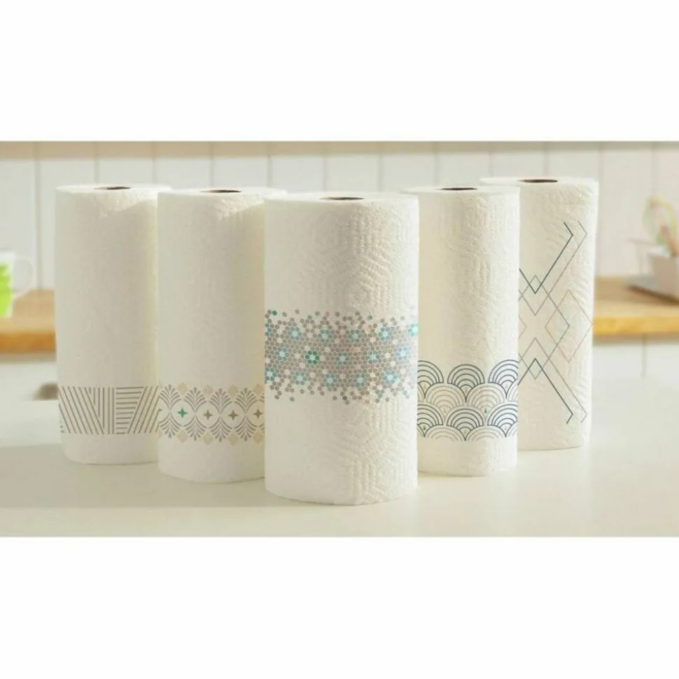 Bounty Essentials Select-A-Size Paper Towels, 6 Double Rolls Total/108 Sheets Per Roll, White