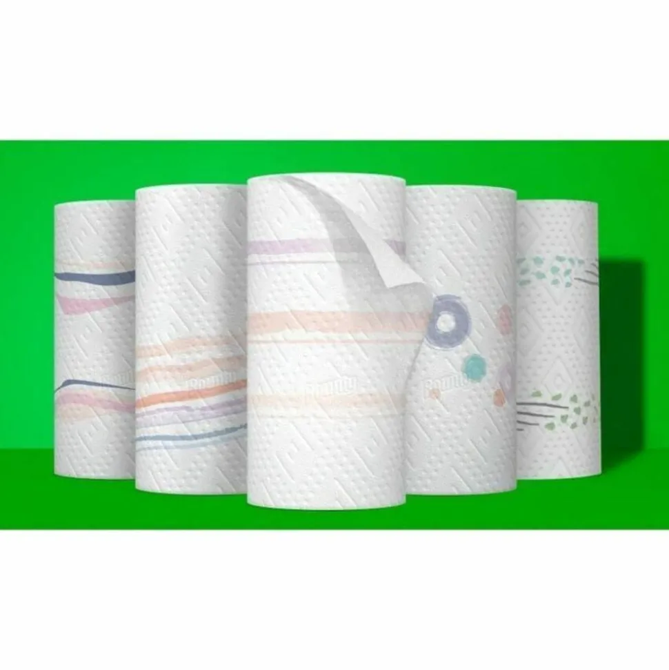 Bounty Select-a-Size Kitchen Roll Paper Towels, 2-Ply, 5.9 x 11, White, 82 Sheets/Double Roll, 12 Rolls/Carton