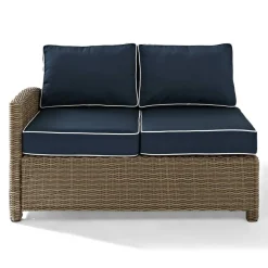Bradenton Outdoor Wicker Sectional Left Side Loveseat