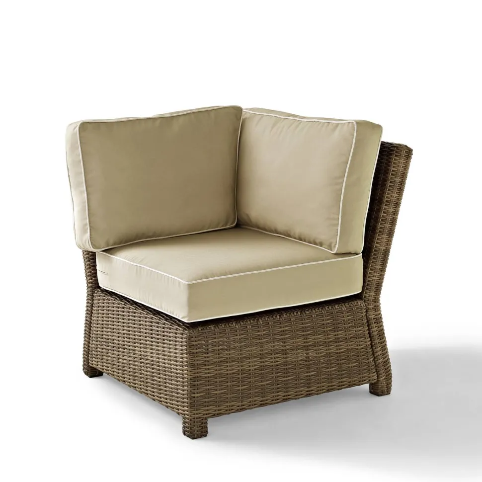 Bradenton Outdoor Wicker Sectional Corner Chair