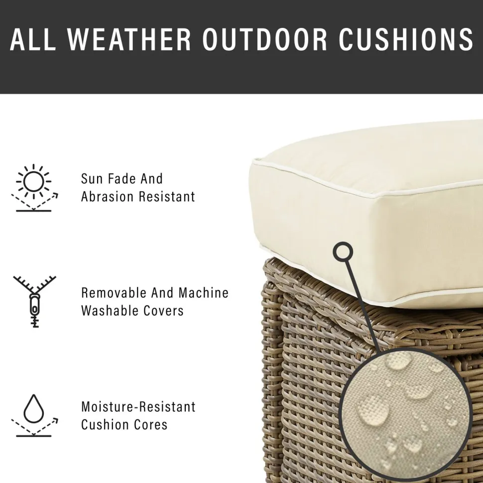 Bradenton Outdoor Wicker Sectional Corner Chair