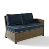 Bradenton Outdoor Wicker Sectional Right Side Loveseat