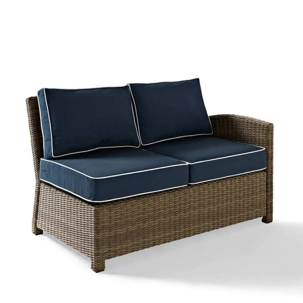 Bradenton Outdoor Wicker Sectional Right Side Loveseat