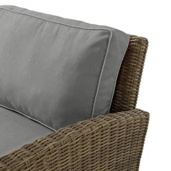 Bradenton 2Pc Outdoor Wicker Armchair Set