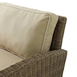 Bradenton 5Pc Outdoor Wicker Conversation Set
