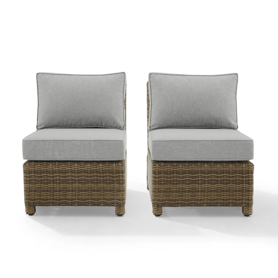 Bradenton 2Pc Outdoor Wicker Chair Set
