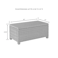 Bradenton 7Pc Outdoor Wicker Sofa Set