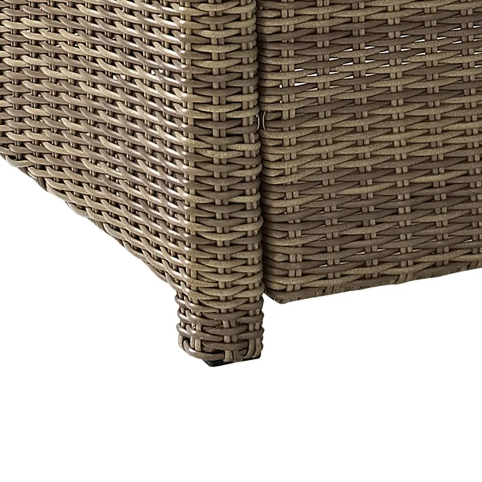 Bradenton 5Pc Outdoor Wicker Sectional Set