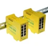 Brainboxes Industrial Ethernet 8 Port Switch DIN Rail Mountable