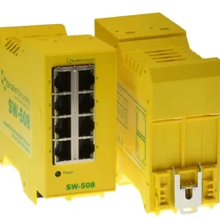 Brainboxes Industrial Ethernet 8 Port Switch DIN Rail Mountable