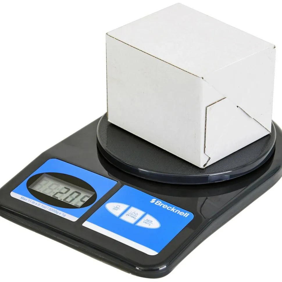 Brecknell Electronic Office Scale, 11-Lb Capacity