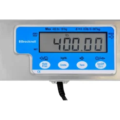 Brecknell 400 lb. Portable Shipping Scale - 400 lb / 181 kg Maximum Weight Capacity - White