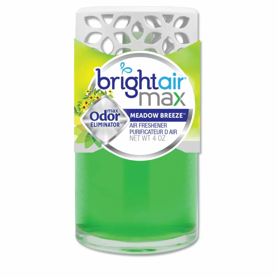 BRIGHT Air Max Scented Oil Air Freshener, Meadow Breeze, 4 oz