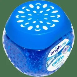 BRIGHT Air Scent Gems Plus Odor Eliminator Beads Air Freshener, Cool & Clean, 10 Oz