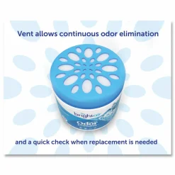 BRIGHT Air Super Odor Eliminator, Cool and Clean, Blue, 14 oz Jar
