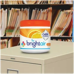 BRIGHT Air Super Odor Eliminator Gel, 14 Oz., Mandarin Orange & Fresh Lemon
