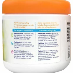 BRIGHT Air Super Odor Eliminator Gel, 14 Oz., Mandarin Orange & Fresh Lemon