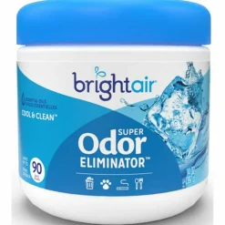 BRIGHT Air Super Odor Eliminator Gel., Cool & Clean Scent, 14 Oz
