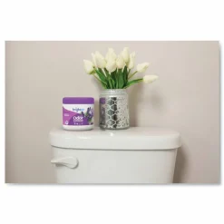 BRIGHT Air Super Odor Eliminator, Lavender and Fresh Linen, Purple, 14 oz Jar, 6/Carton