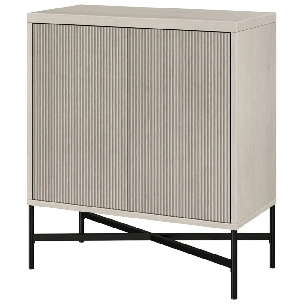 Brighton 28" Wide Rectangular Accent Cabinet in Alder White