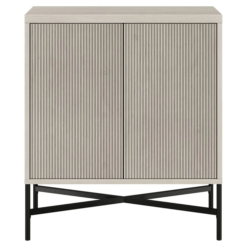 Brighton 28" Wide Rectangular Accent Cabinet in Alder White