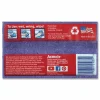 Brillo Estracell Scrub Sponge Variety Pack, 1 Bath, 2 Kitchen, 4.5 x 2.75, 1.12" Thick, Blue/Purple/White, 3/Pack, 8 Packs/Carton