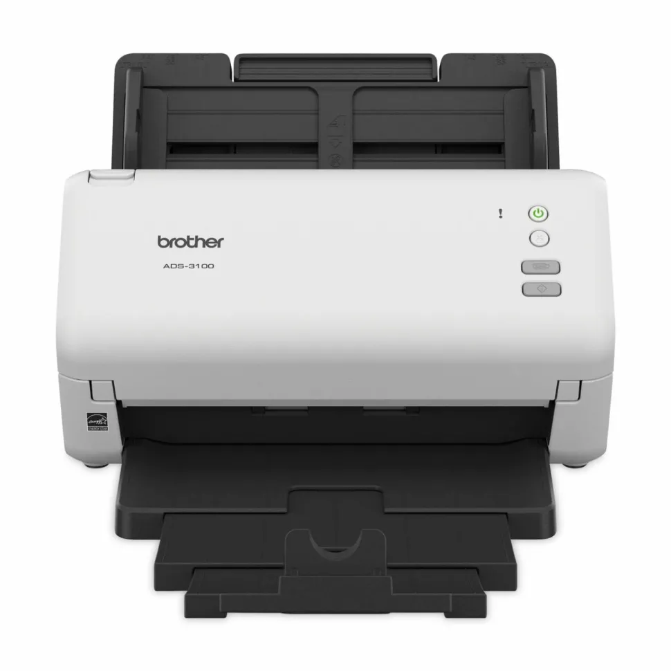 Brother ADS-3100 High-Speed Desktop Scanner, 600 dpi Optical Resolution, 60-Sheet Auto Doucment Feeder