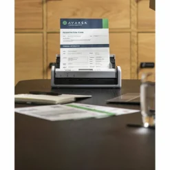 Brother ADS-1800W Compact Desktop Scanner, 600 dpi Optical Resolution, 20-Sheet Duplex Auto Document Feeder