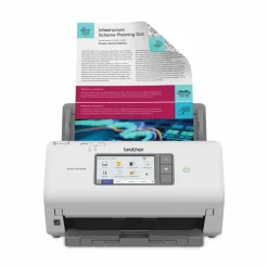 Brother ADS-4700W Professional Desktop Scanner, 600 dpi Optical Resolution, 80-Sheet Auto Document Feeder