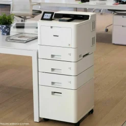 Brother CB1010 Printer Cabinet/Stand, 15-3/4”H x 16-9/64”W x 19-1/16”D, White