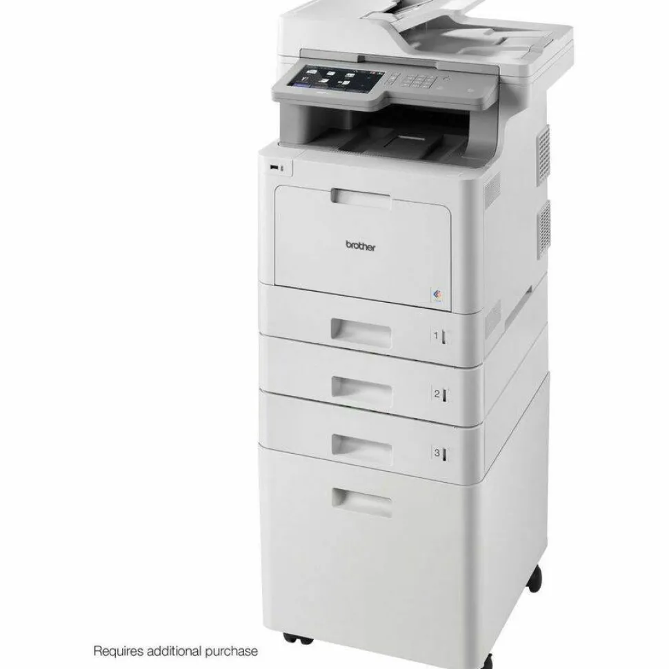 Brother CB1010 Printer Cabinet/Stand, 15-3/4”H x 16-9/64”W x 19-1/16”D, White