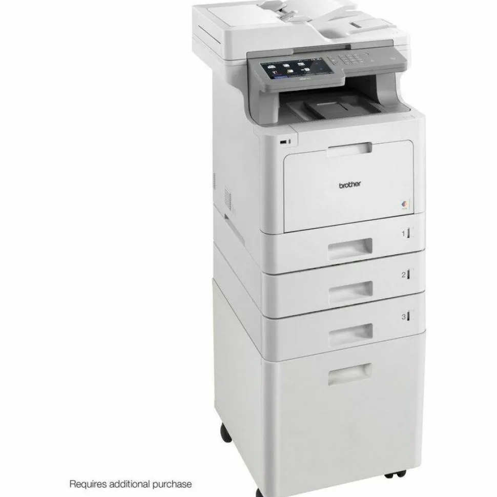 Brother CB1010 Printer Cabinet/Stand, 15-3/4”H x 16-9/64”W x 19-1/16”D, White
