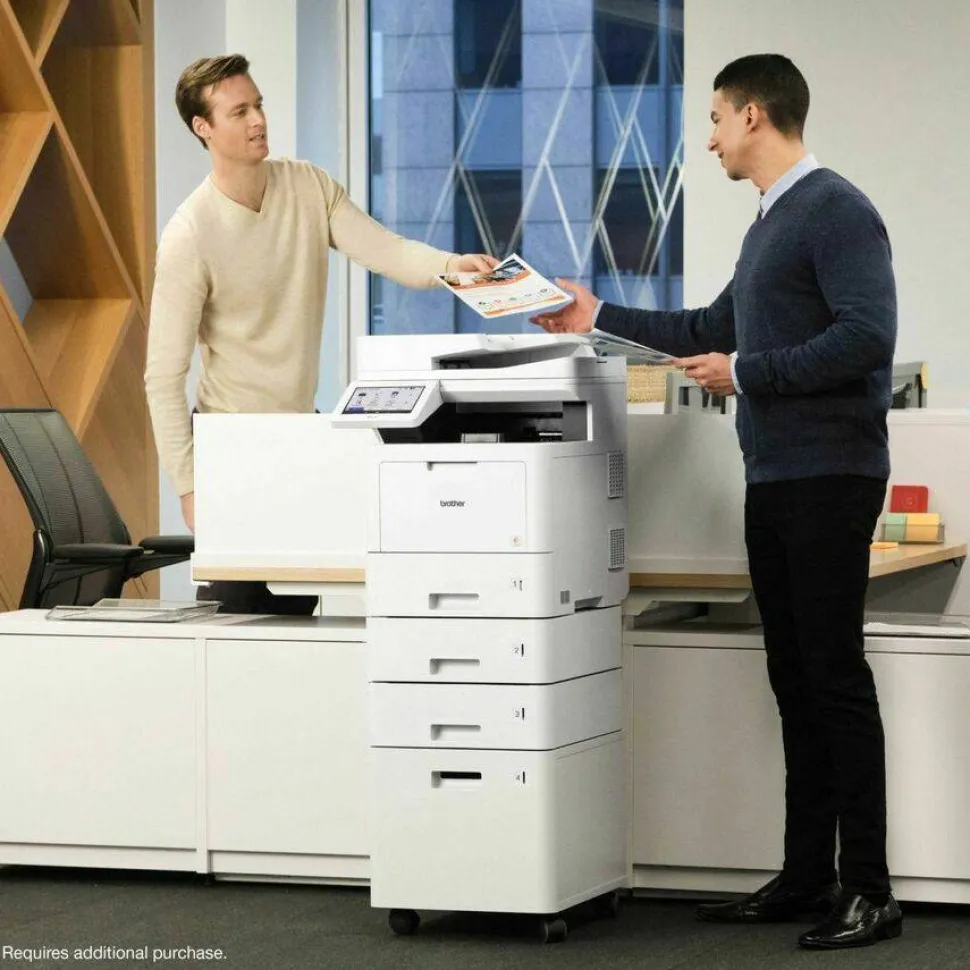 Brother CB1010 Printer Cabinet/Stand, 15-3/4”H x 16-9/64”W x 19-1/16”D, White