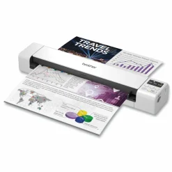 Brother DS940DW Duplex and Wireless Compact Mobile Document Scanner, 600 dpi Optical Resolution, 1-Sheet Duplex Auto Document Feeder