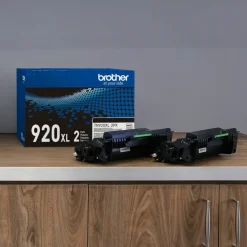 Brother Genuine Black High Yield Toner Cartridges, Pack Of 2, TN920XL2PK