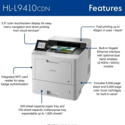 Brother HL-L9410CDN Wireless Enterprise Color Laser Printer