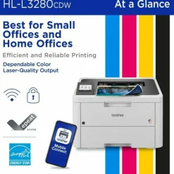 Brother HL-L3280CDW Wireless Compact Digital Laser Color Printer With Refresh EZ Print Eligibility