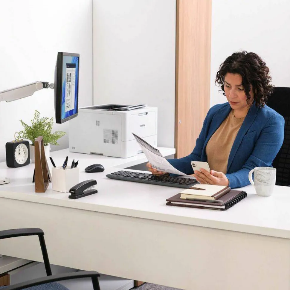 Brother HLL5210DN Desktop Wired Laser Printer - Monochrome