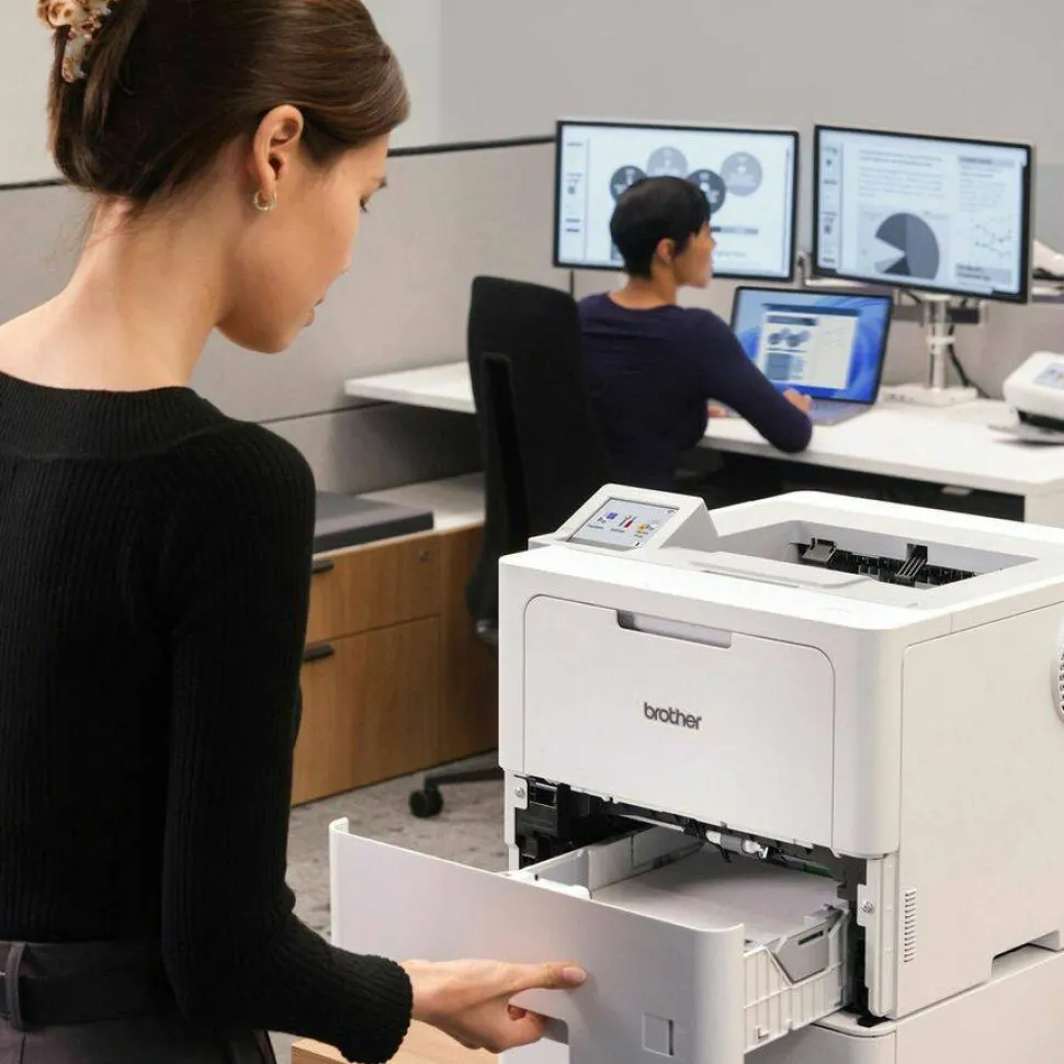 Brother HL-L6415DWT Desktop Wireless Laser Printer - Monochrome