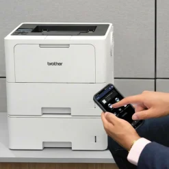 Brother HL-L6210DWT Wireless Business Monochrome Laser Printer with Dual Paper Trays
