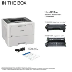 Brother HL-L6210DW Wireless Business Laser Monochrome Printer