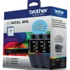 Brother LC401XL Cyan; Magenta; Yellow High-Yield Ink Cartridges, Pack Of 3, LC401XL3PKS