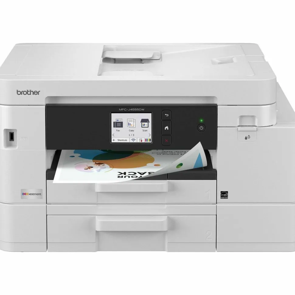 Brother MFC-J4555DW Wired Inkjet Multifunction Printer - Color