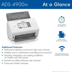 Brother Professional Desktop Scanner ADS-4900W