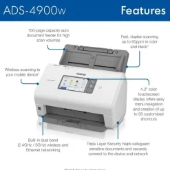 Brother Professional Desktop Scanner ADS-4900W