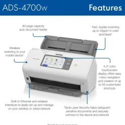 Brother Professional Desktop Scanner ADS-4700W