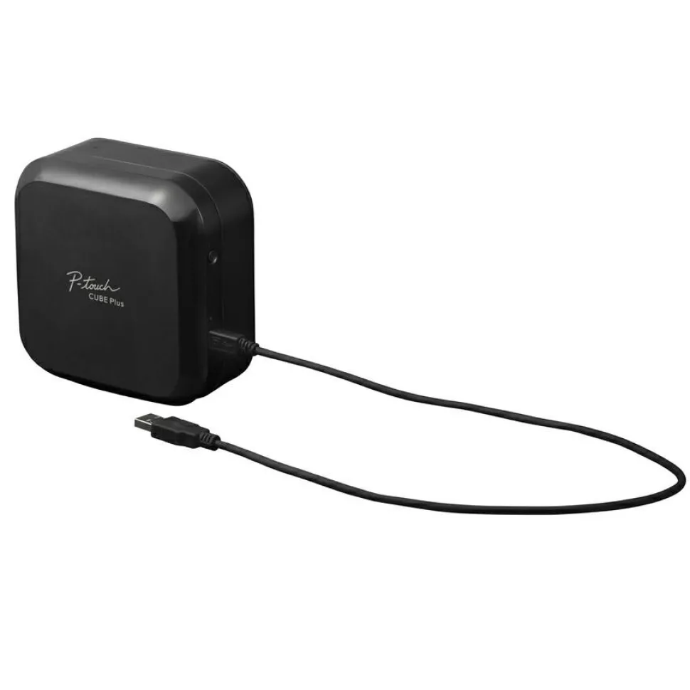 Brother P-touch CUBE Plus PT-P710BT Versatile Label Maker with Bluetooth Wireless Technology